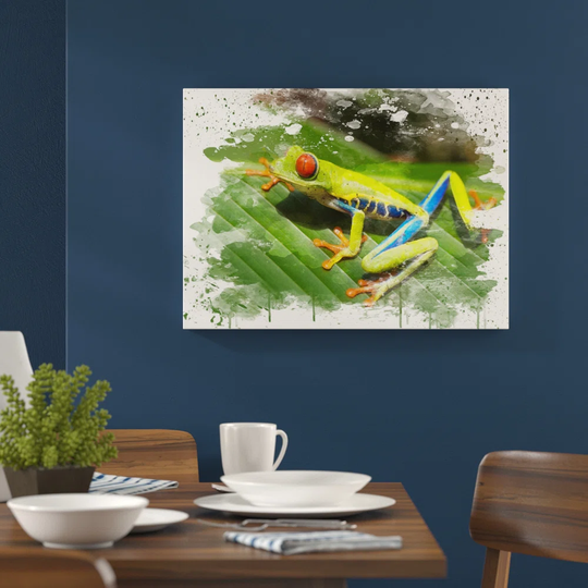 'Tree Frog' Graphic Art Print Poster