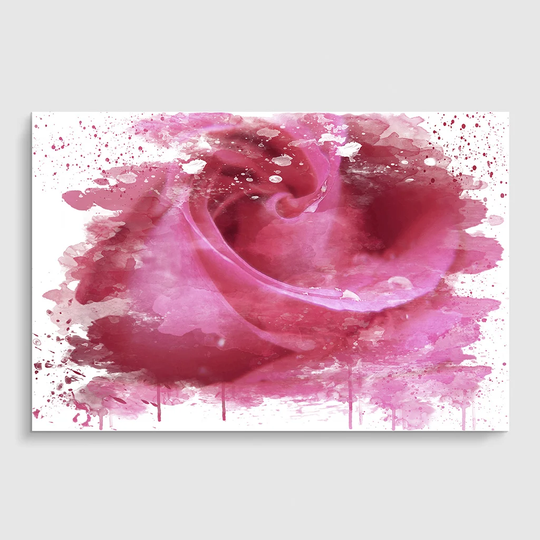 'Flower Pink Rose Petals' Graphic Art Print Poster