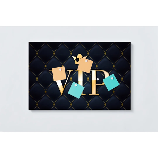 Vip Magnetic Wall Mounted Cork Board
