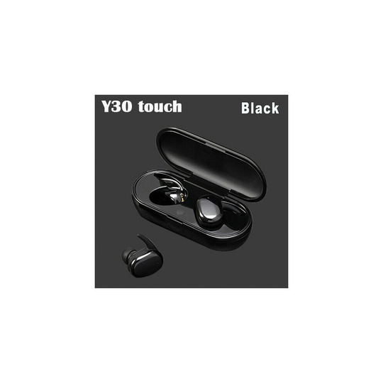 (Black) TWS Bluetooth 5.0 Wireless Headphones In-ear Noise Reduction Stereo