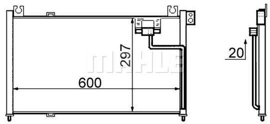 Condenser Air Conditioning 8FC351306-141 by BEHR