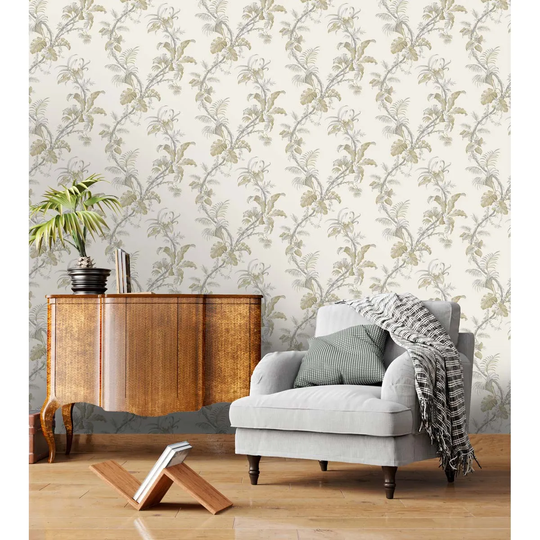 Holden Decor Heavy Weight Vinyl Alocasia Ochre Wallpaper