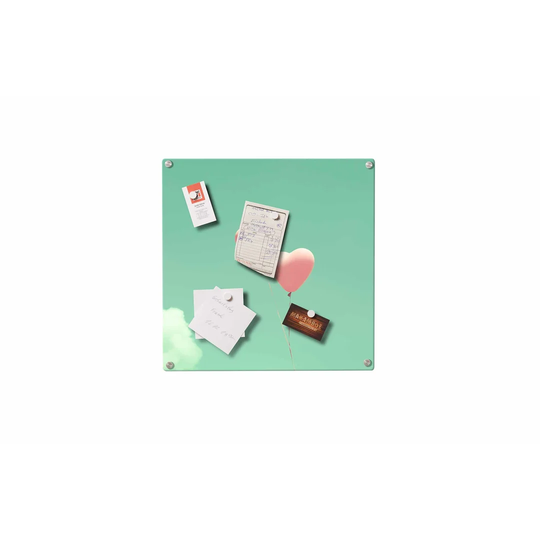 Balloons Heart Magnetic Wall Mounted Photo Memo Board