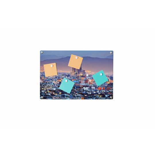 Barcelona Magnetic Wall Mounted Photo Memo Board