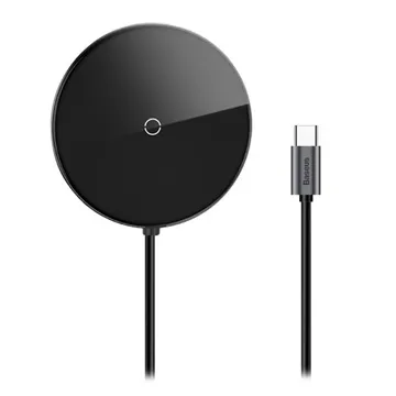 Baseus Circular Mirror Wireless Charger and Hub - Type-C PD, 4x USB