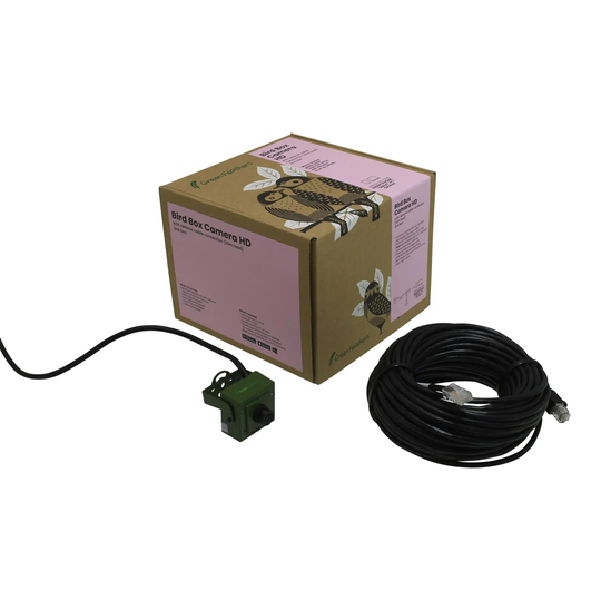 Green Feathers HD IP Bird Box Camera w/ 20m Network Cable