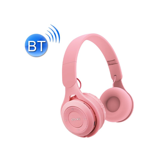 (Pink) Casieblue Wireless Headphone Bluetooth Headset Mic