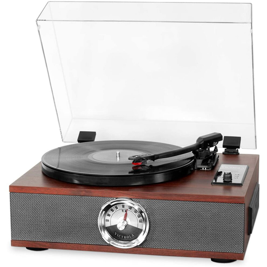 Victrola Park Avenue 5-1 Bluetooth Turntable Music Centre, Mahogany