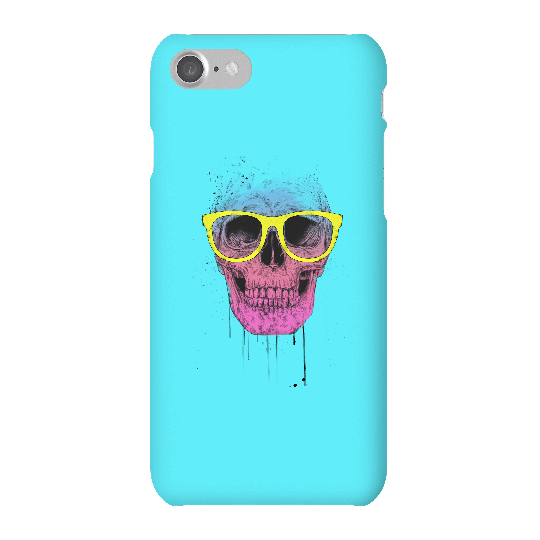 Balazs Solti Skull And Glasses Phone Case for iPhone and Android - iPhone 7 - Snap Case - Matte