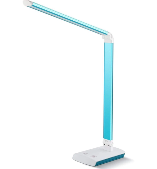 Yoplac 40Cm Blue Desk Lamp