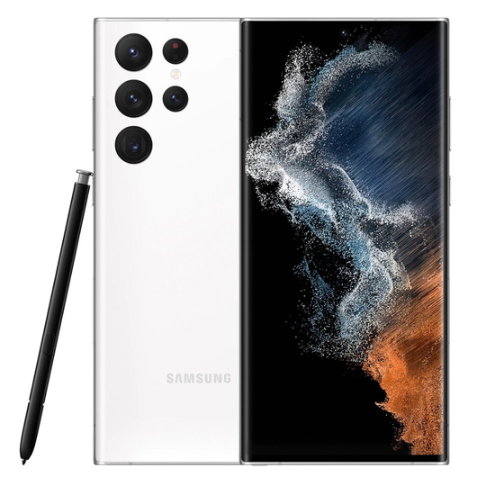 (Unlocked, White) Samsung Galaxy S22 Ultra 5G Dual SIM | 256GB | 12GB RAM