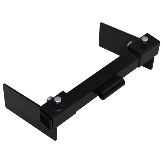 vidaXL Snow Plow Adapter for Lawn Mower Black