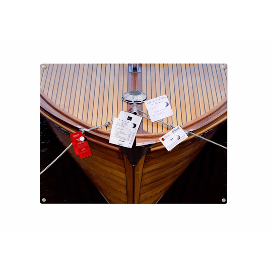 Riva Boat Magnetic Wall Mounted Photo Memo Board