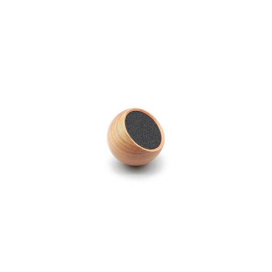 (Cherry) Gingko Wood Tumbler Selfie Bluetooth Speaker