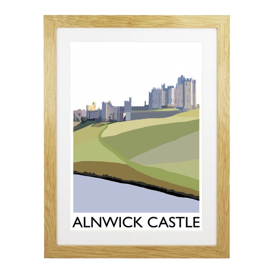 Alnwick Castle by Richard O'Neil - Graphic Art Print on Paper