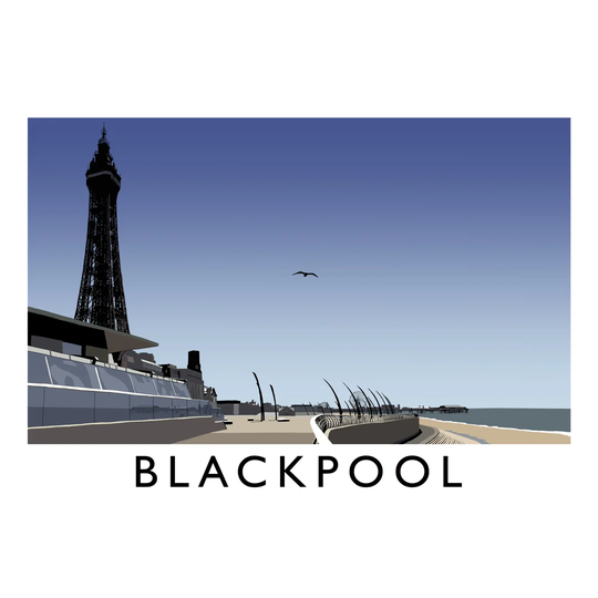 Blackpool 2 by Richard O'Neil - Graphic Art print on Paper