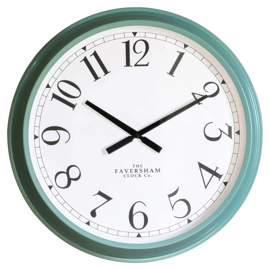 Crossland Grove Goodnestone Clock Wasabi 680X110X680Mm - Teal