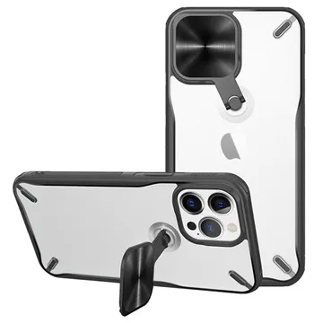 Nillkin Cyclops iPhone 13 Pro Hybrid Case - Black / Transparent