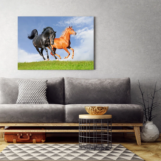Canvas Print, Black Animals 16778