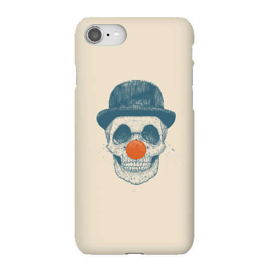 Balazs Solti Red Nosed Skull Phone Case for iPhone and Android - iPhone 8 - Snap Case - Gloss