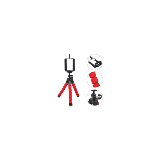 (RED ) 7 in 1 Tripod Kit Phone Camera Lens