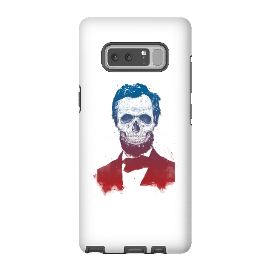 Balazs Solti Suited And Booted Skull Phone Case for iPhone and Android - Samsung Note 8 - Tough Case - Gloss
