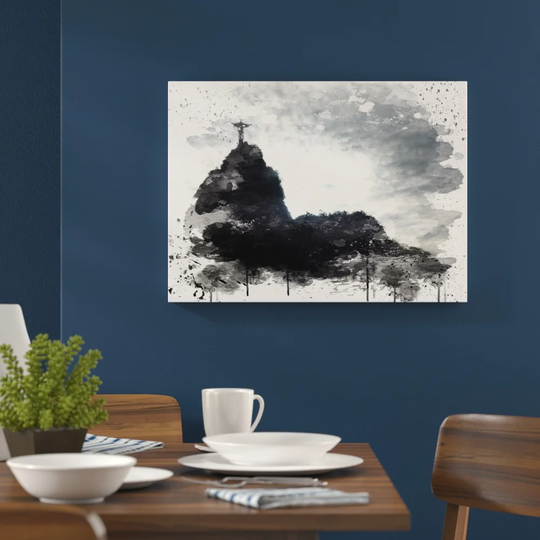 'Christ the Redeemer Rio de Janeiro Brazil' Graphic Art Print Poster
