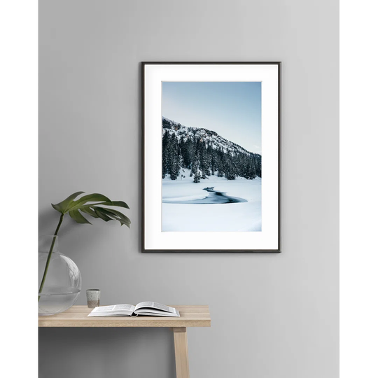 Frozen Lake - Picture Frame Photograph Print on Paper