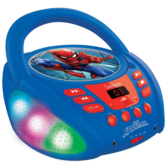 Lexibook Marvel Spider-man Boombox Radio CD Player With Bluetooth