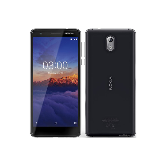 (Unlocked, Black/Chrome) Nokia 3.1 Single Sim | 16GB | 2GB RAM