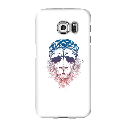 Balazs Solti Bandana Lion Phone Case for iPhone and Android - Samsung S6 Edge - Snap Case - Matte