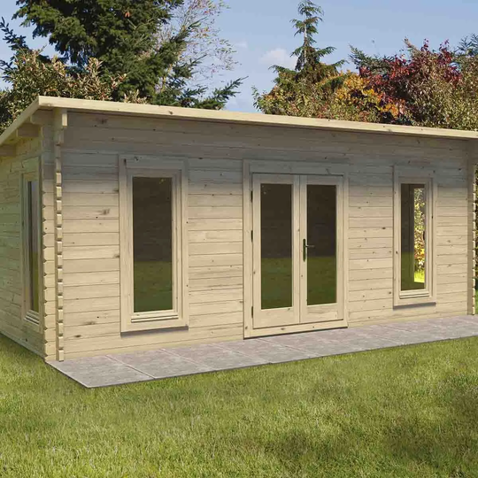 Forest Garden Arley 6 x 3m Pent Double Glazed Cabin