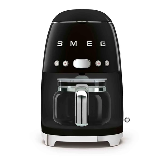 Smeg DCF02BLUK 50s Retro Style 1050W Drip Filter Coffee Machine - Black