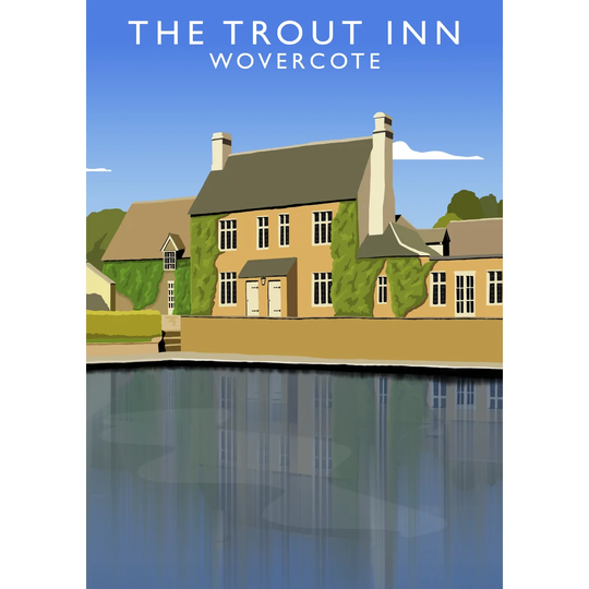 Trout Inn by Richard O'Neil - Graphic Art Print on Paper