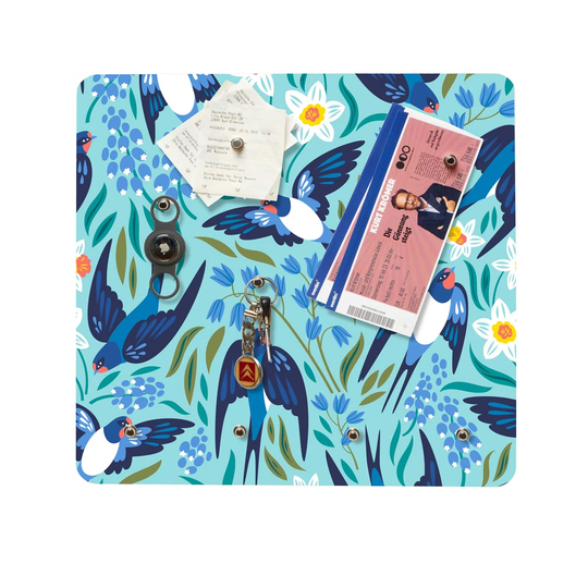 Bird Magnetic Wall Mounted Photo Memo Board