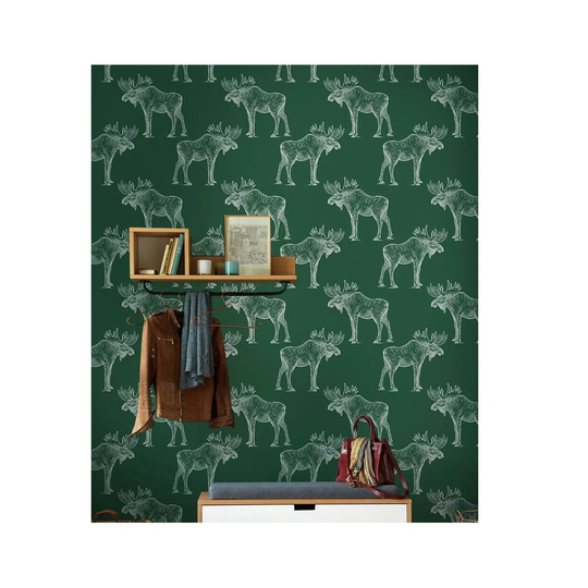 Argle Northern Reindeer Wallpaper