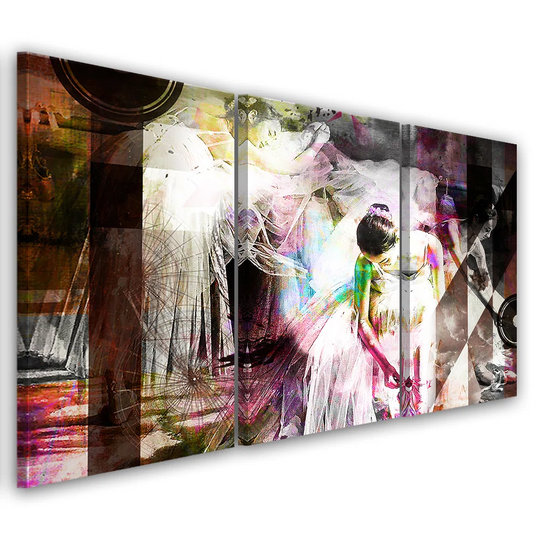Canvas Print Ballerina Painting Abstract