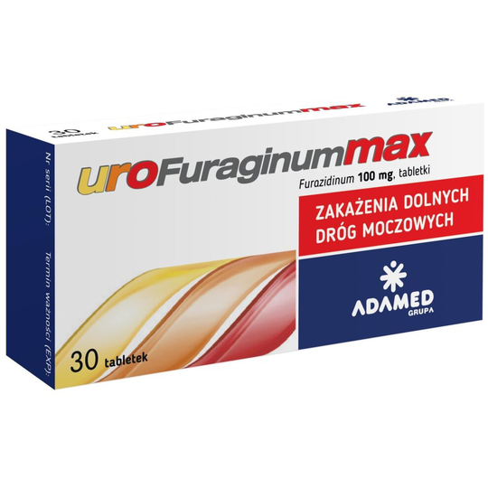 uroFURAGINUM MAX ZakażeniaDrogMoczowych 30 tab Urinary Tract Infection