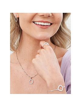 Hot Diamonds Behold White Topaz Statement Pendant