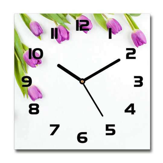 Jkira Tulips Silent Wall Clock