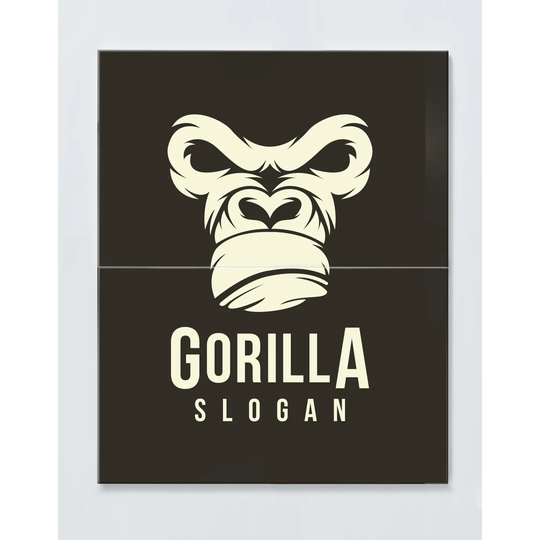 Gorilla Motif Magnetic Wall Mounted Cork Board