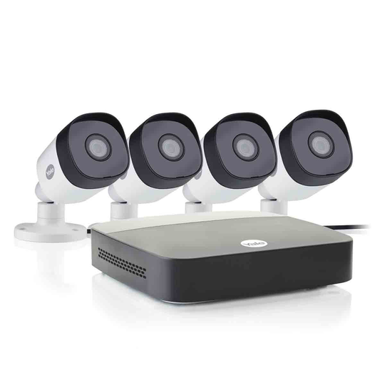 Yale Essentials HD1080 Smart CCTV Kit (4Cam/4CH/1TB White)
