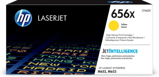 HP 656X High Yield Yellow Original Toner Cartridge - CF462X