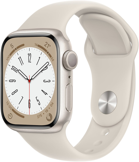 Apple Watch Series 8 GPS 41mm Alu Case/Starlight Sport Band