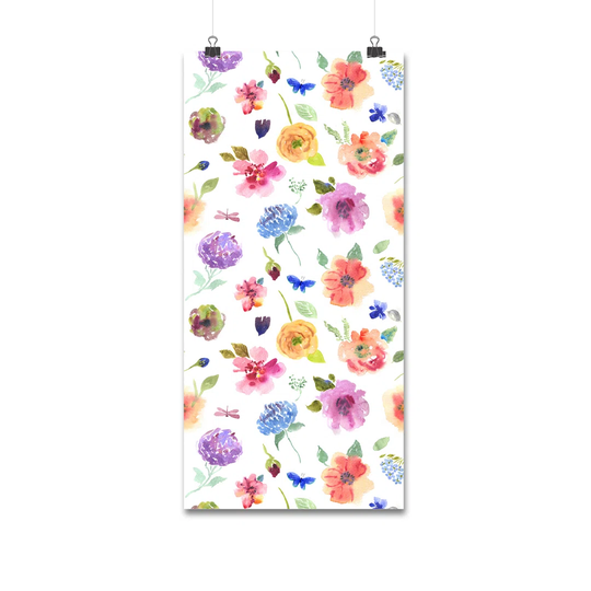 Arkie Summer Garden Floral Flowers Wallpaper