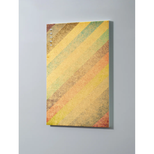 Stripes Magnetic Wall Mounted Cork Board
