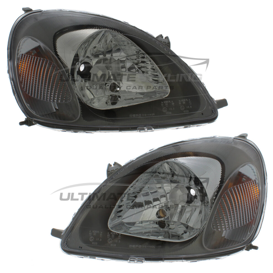 Toyota Yaris Mk1 1999-7/2003 Ichikoh Type Headlights Headlamps 1 Pair O/S & N/S