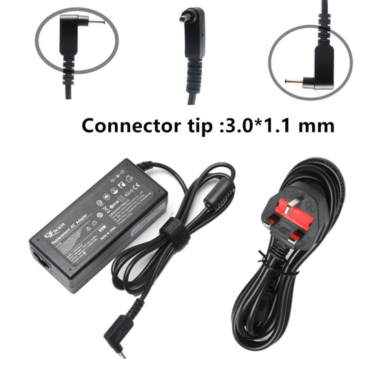 SIKER 19V 3.42A Replacement Laptop Adapter Charger For Acer-Chromebook 15 14 13 11 R11 B5 CB5-571 C720 C720p C740 Power Cord,CB3-111-C19A,...
