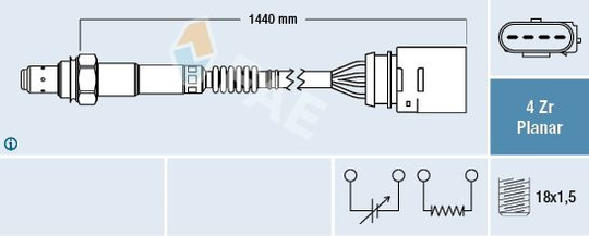 Lambda Sensor 77407