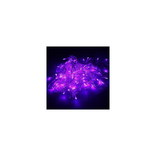 (10M 100 LED Purple★Flash RGB Outside Lamp, 220V Plug With UK Adapter) LED Mains Fairy String Lights Christmas Tree Party Outdoor Garden Lights